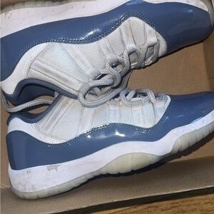 Stylish Blue and White Athletic Shoes